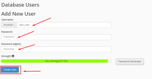 How to create a database 5