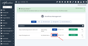 Login to WordPress on cPanel 2