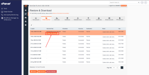 JetBackup 5 - Specific Backup 3