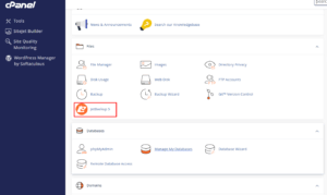 JetBackup - Database Restore