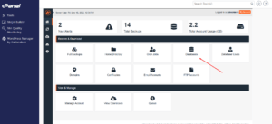 JetBackup - Database Restore