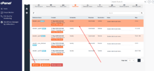 JetBackup - Database Restore