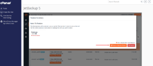 JetBackup - Database Restore