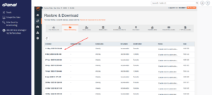 JetBackup - Home Directory Restoration