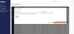 JetBackup - Home Directory Restoration